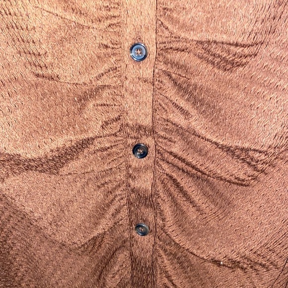 NWT Sanctuary Brown Round Up Dress in size M - Picture 9 of 11